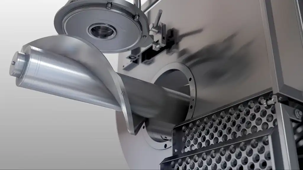 Technische Detailvisualisierung eines Schleifers