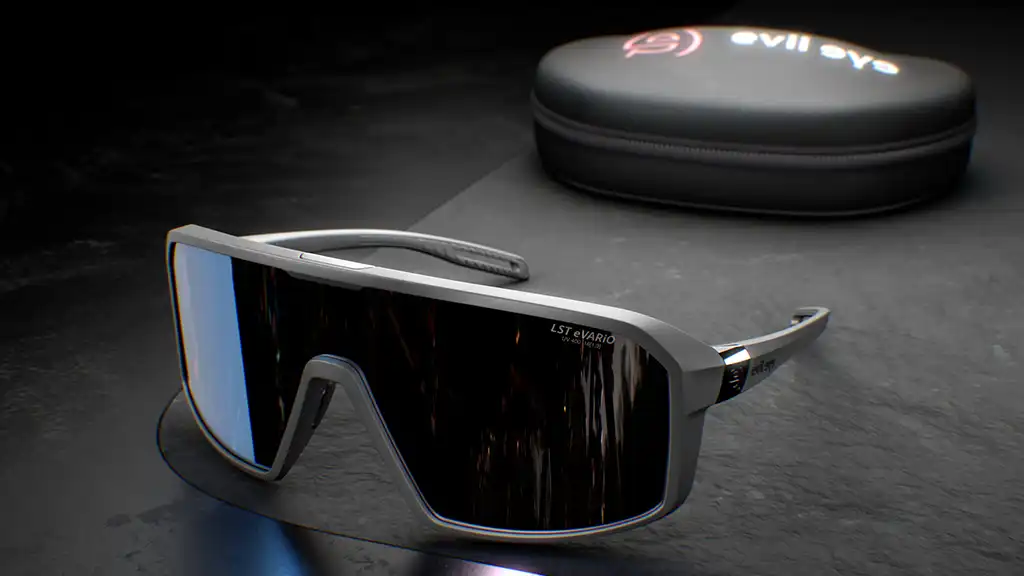 Produkt Rendering einer Brille als hochwertiger Postershot