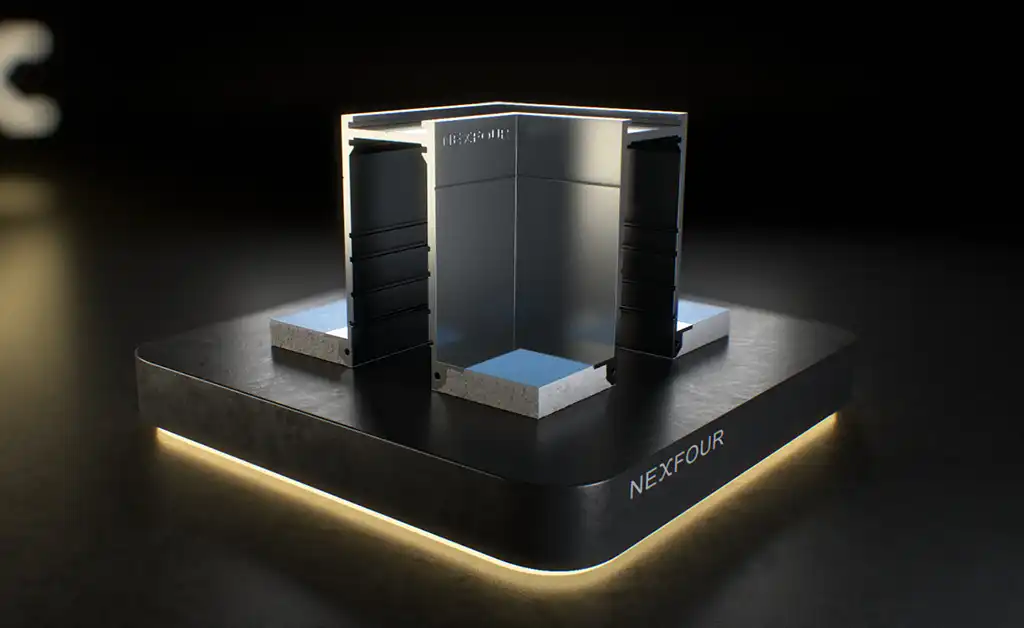 Produkt Rendering eines Trockenbau Elements als Heroshot